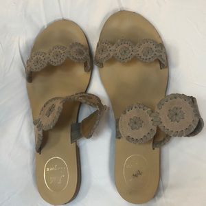 Jack Rogers Lauren sandals worn twice!